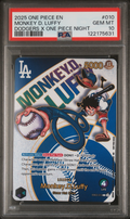 PSA10 - Monkey D. Luffy L [EB02-010] [English Version] (Promotional Card "One Piece Card Game x Los Angeles Dodgers")